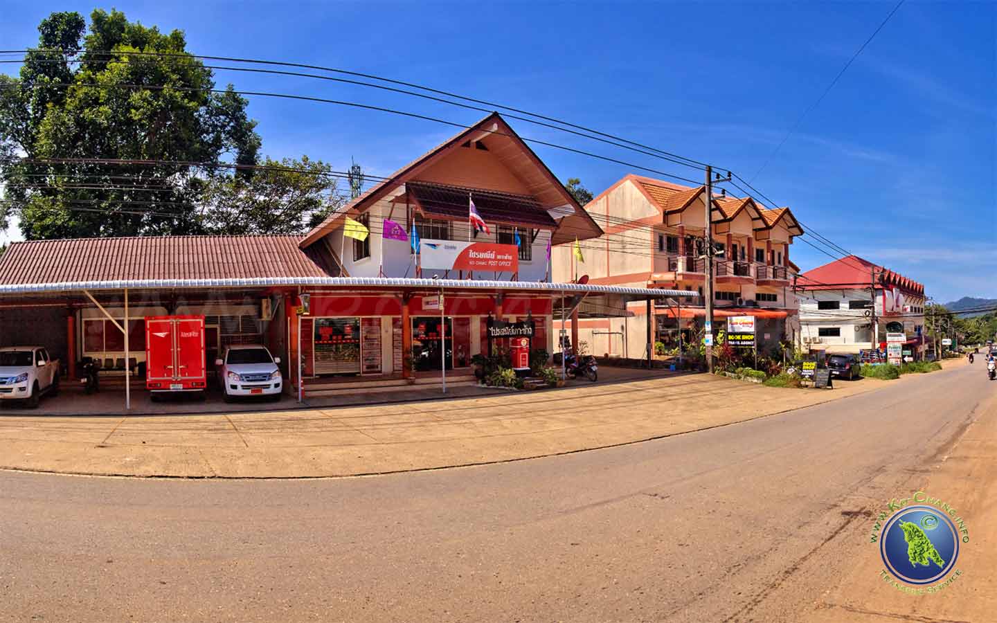 Hauptpostamt auf Koh Chang in Thailand