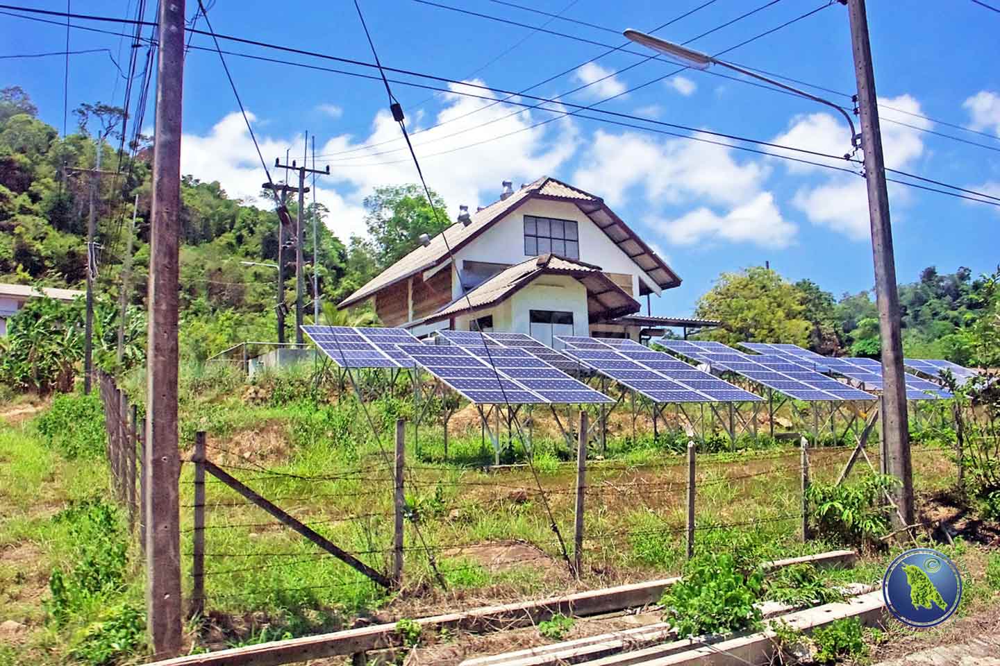 Solar-Energie auf Koh Kood in Thailand