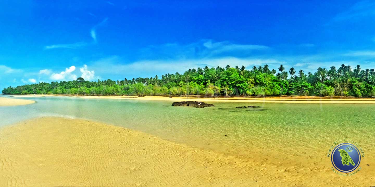 Nordküste mit dem Ao Tann Beach auf Koh Mak in Thailand