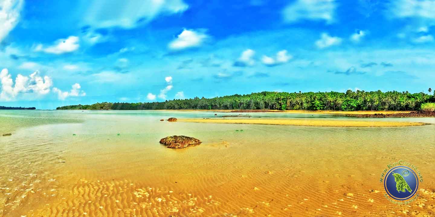 Nordküste mit dem Ao Tann Beach auf Koh Mak in Thailand