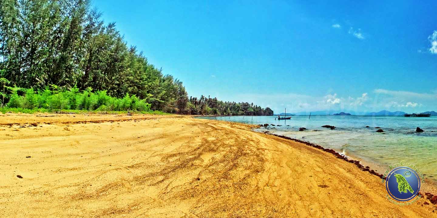 Nordküste mit dem Ao Tann Beach auf Koh Mak in Thailand