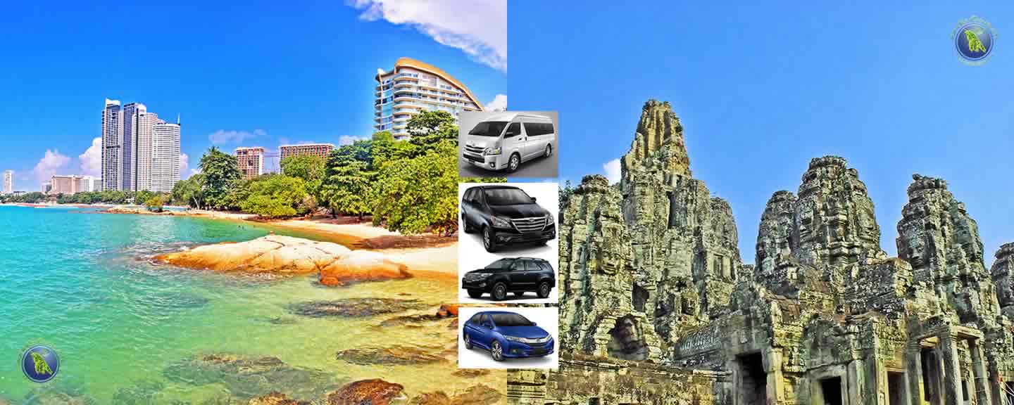 Pattaya in Thailand und Angkor Wat in Kambodscha