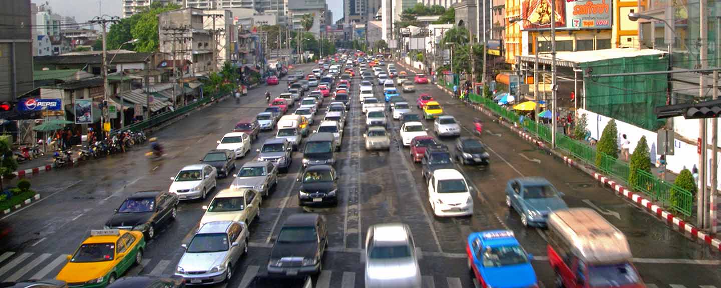 Stau in Bangkok